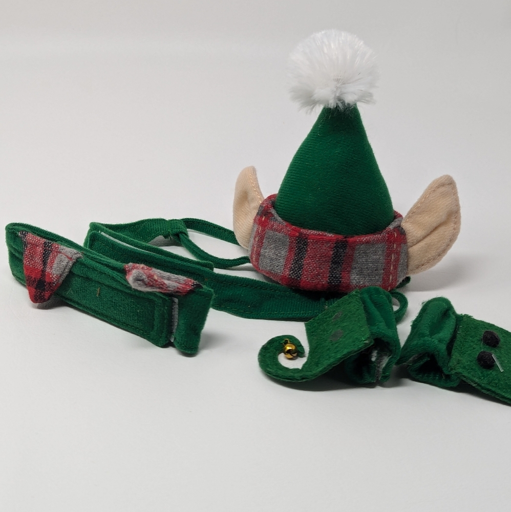 Holiday Elf Outfit for Cat/Small Dog/Large Doll